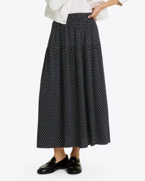 Midi Skirt in Polka Dot