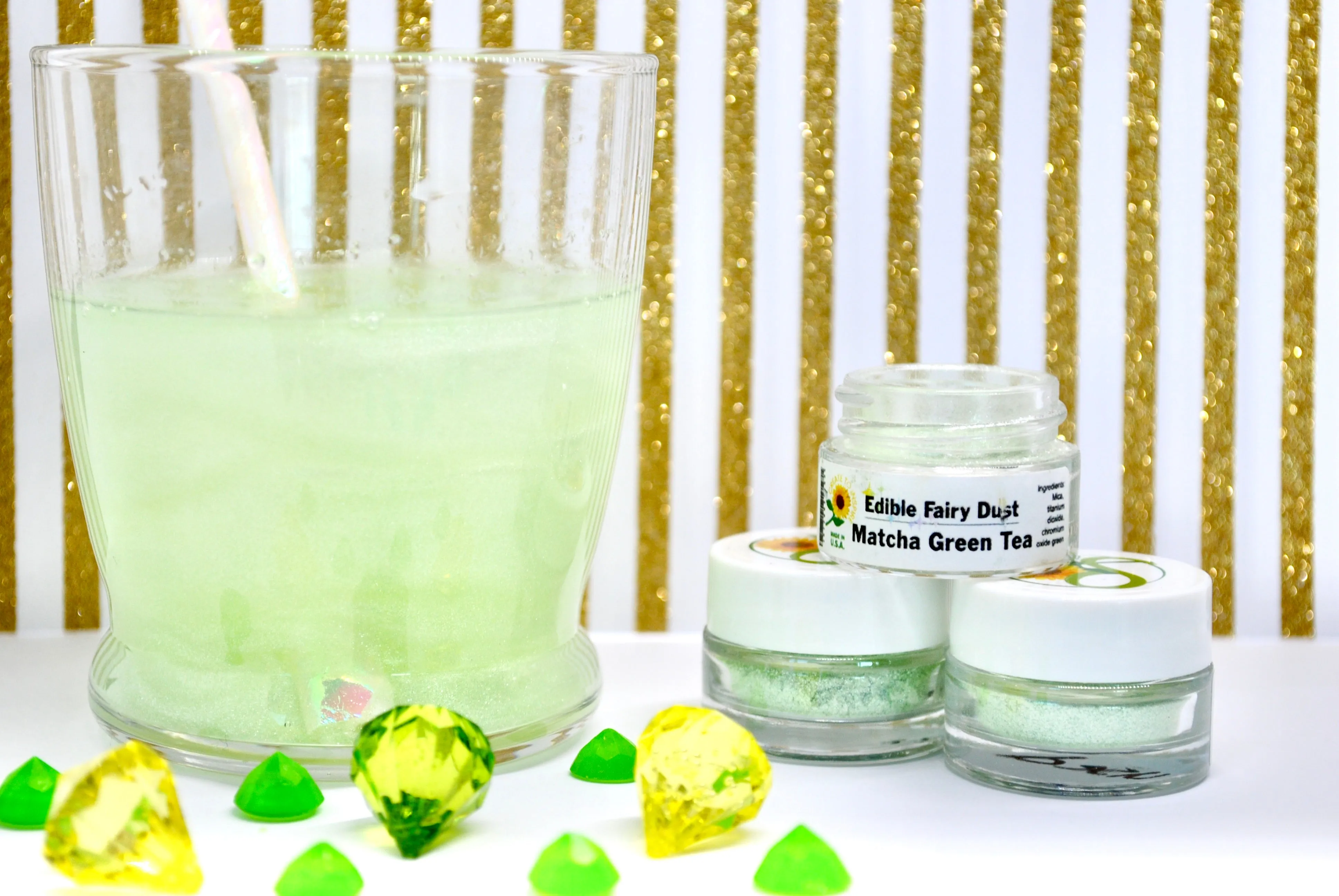 Green Edible Glitter | Matcha Green Tea Fairy Dust