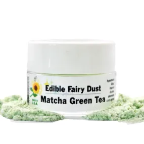 Green Edible Glitter | Matcha Green Tea Fairy Dust