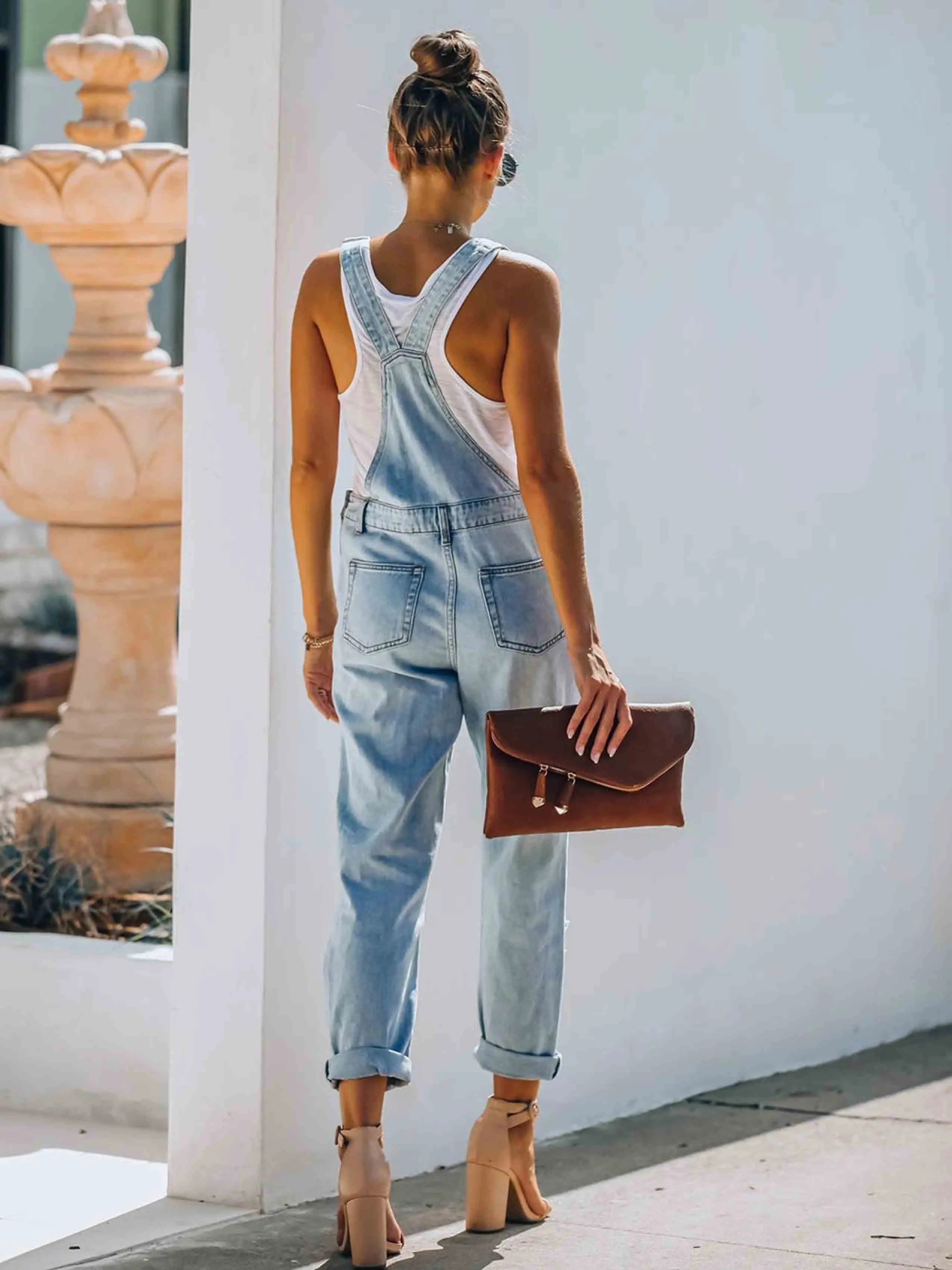 iForgirls Ripped Denim Jumpsuit