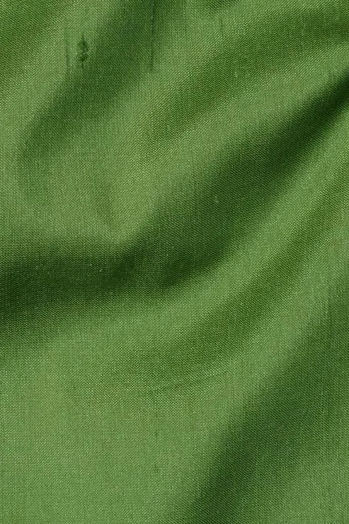 Kelly Green Silk Shantung 54" Fabric